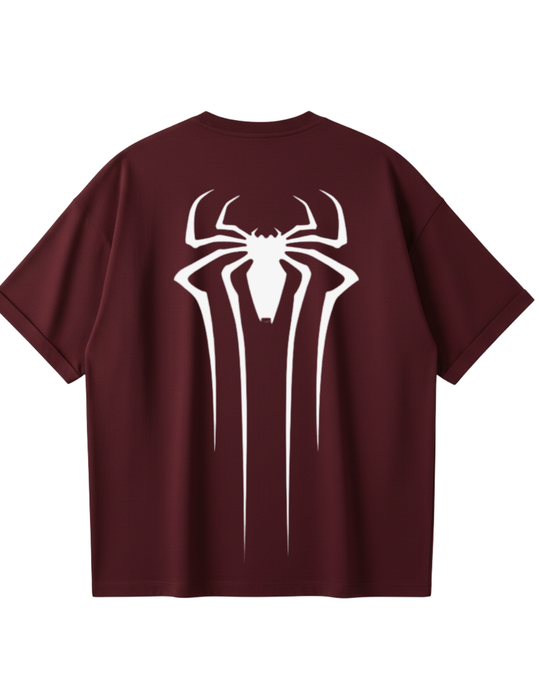Spider Man Maroon Oversized Tee