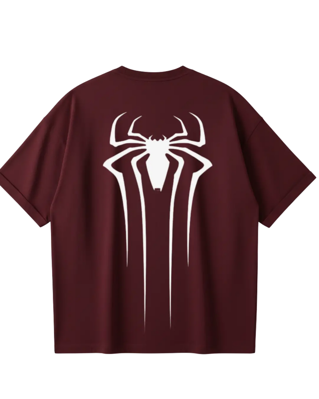 Spider Man Maroon Oversized Tee