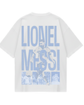 Argentina Messi White Oversized Tee