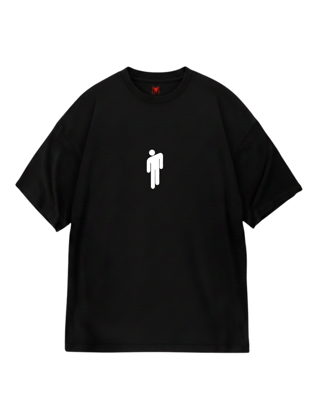 Billie Eilish Green Poster Black Oversized Tee