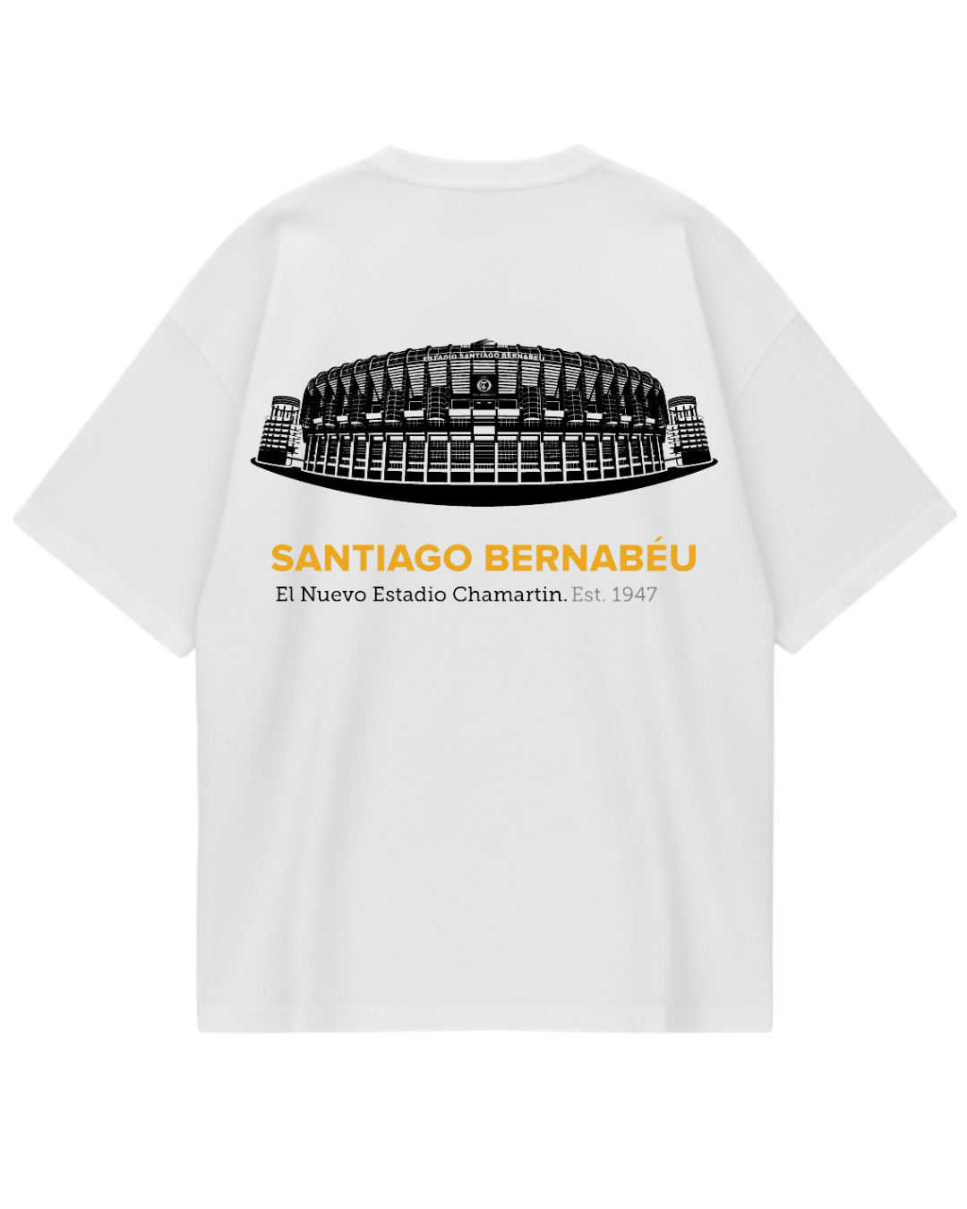 Real Madrid White Bernabeu Oversized Tee