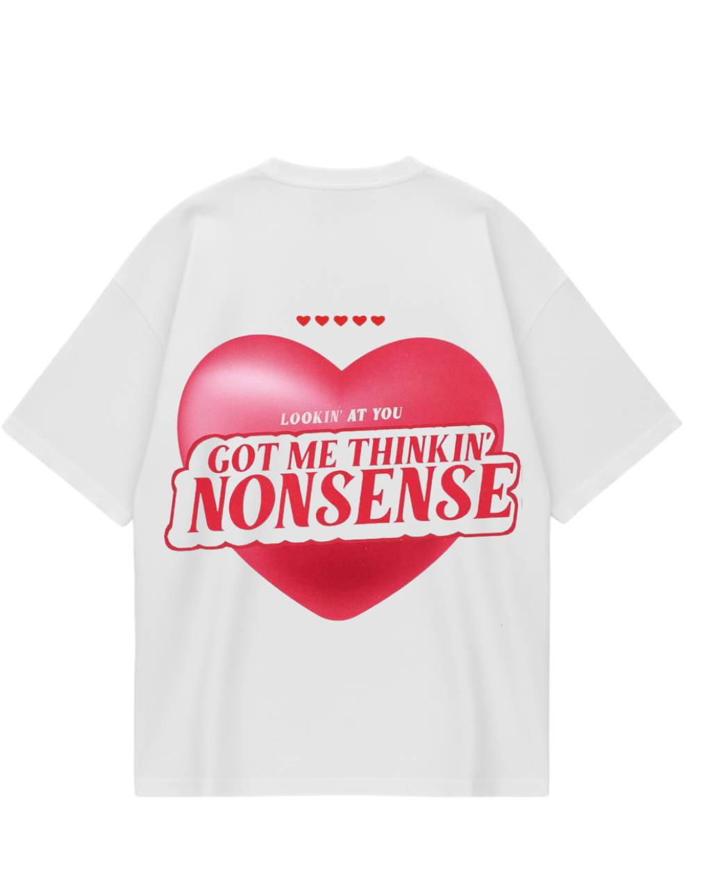 Sabrina Nonsense White Oversized Tee