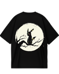 Evee Black Oversized Tee