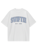 Taylor Swift Swiftie White Oversized Tee