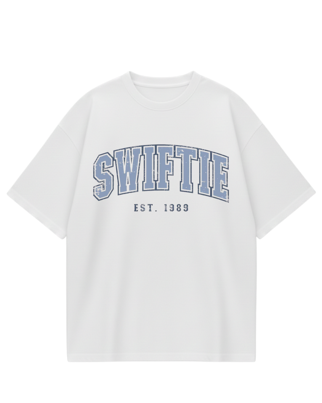 Taylor Swift Swiftie White Oversized Tee