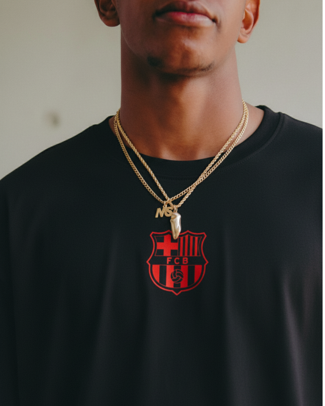 Barcelona Black MESQUE Oversized Tee