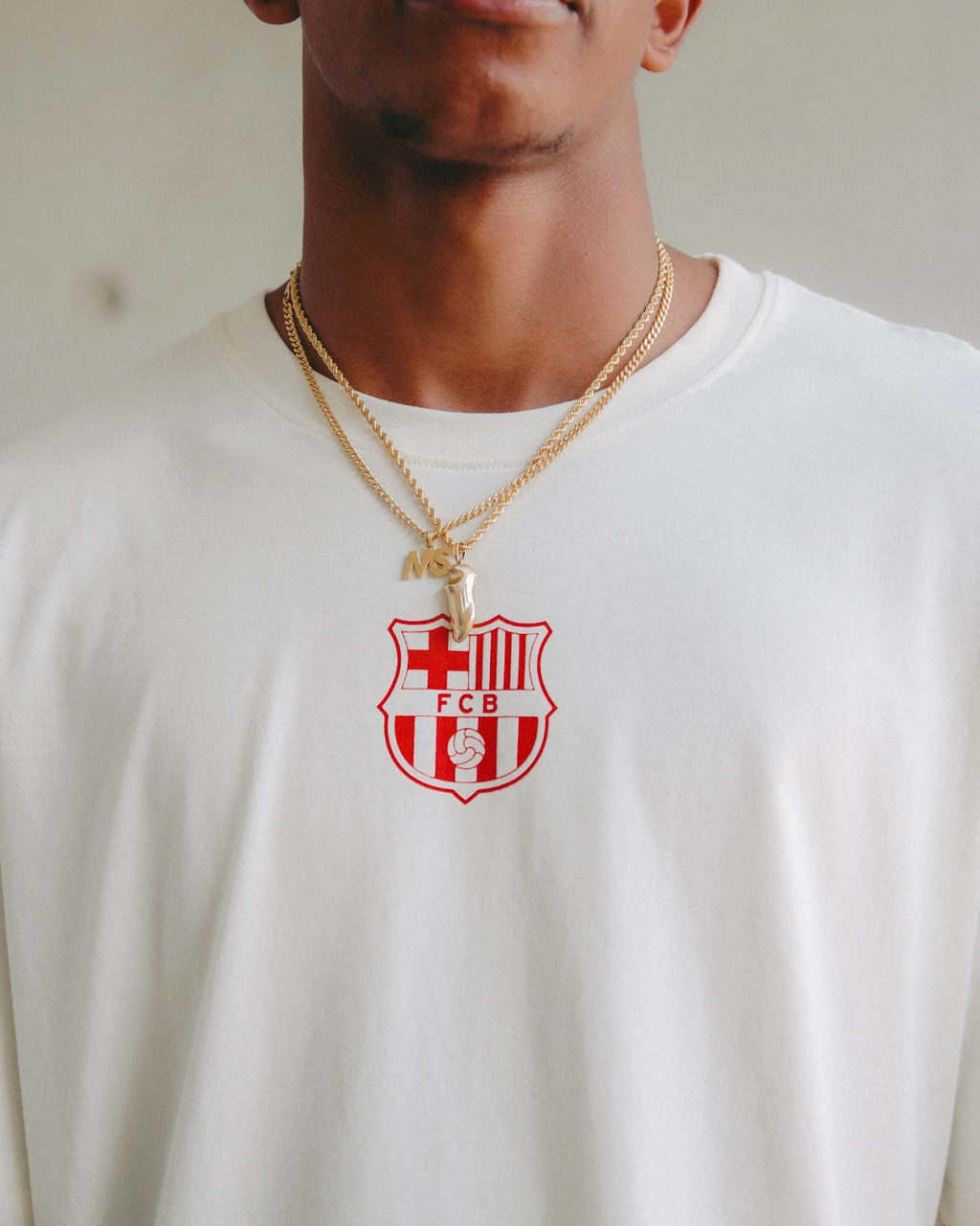 Barcelona White MESQUE Oversized Tee