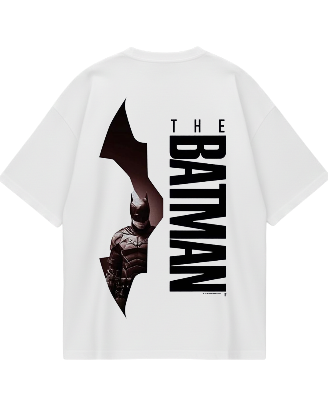 Batman White Bat Oversized Tee