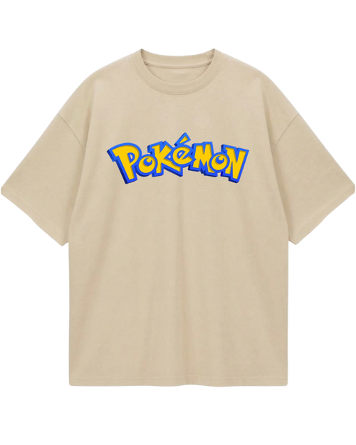 Blaziken Beige Oversized Tee
