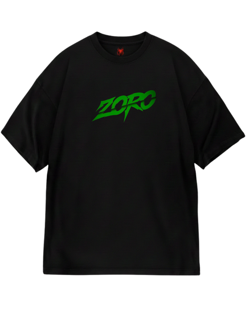 Black Zoro Oversized Tee