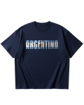 Argentina Name Blue Oversized Tee