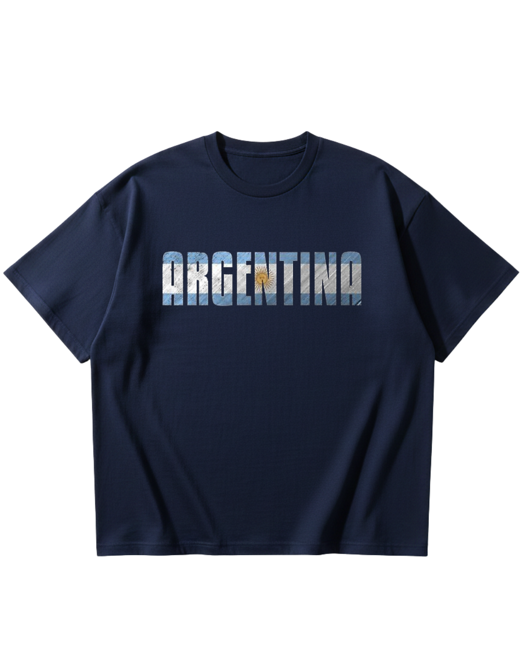 Argentina Name Blue Oversized Tee