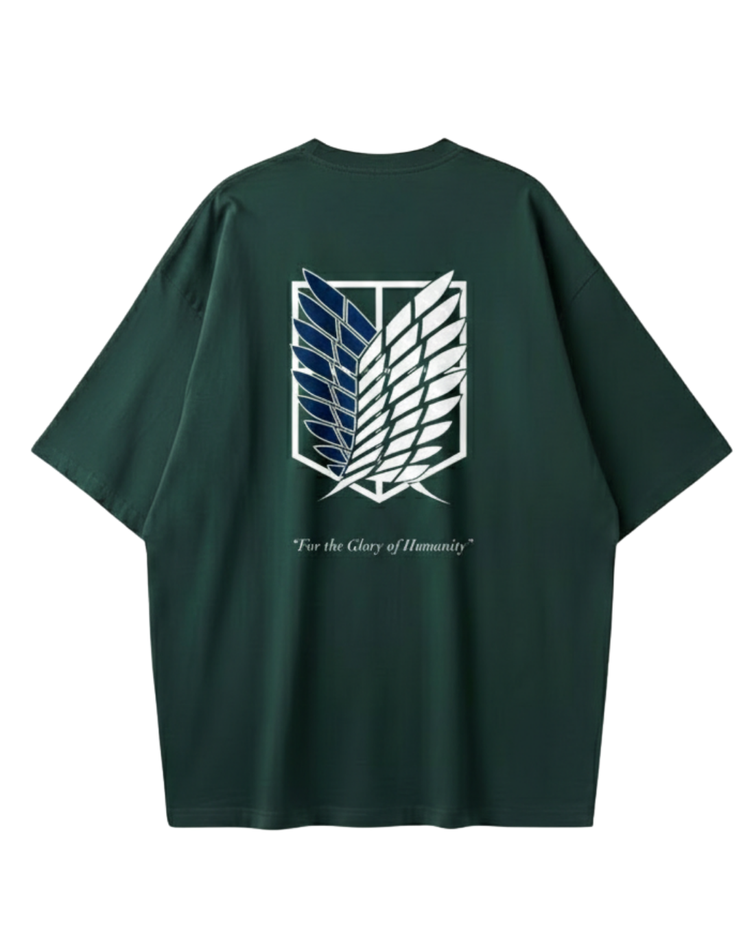 Attack On Titan Green Oversized Tee