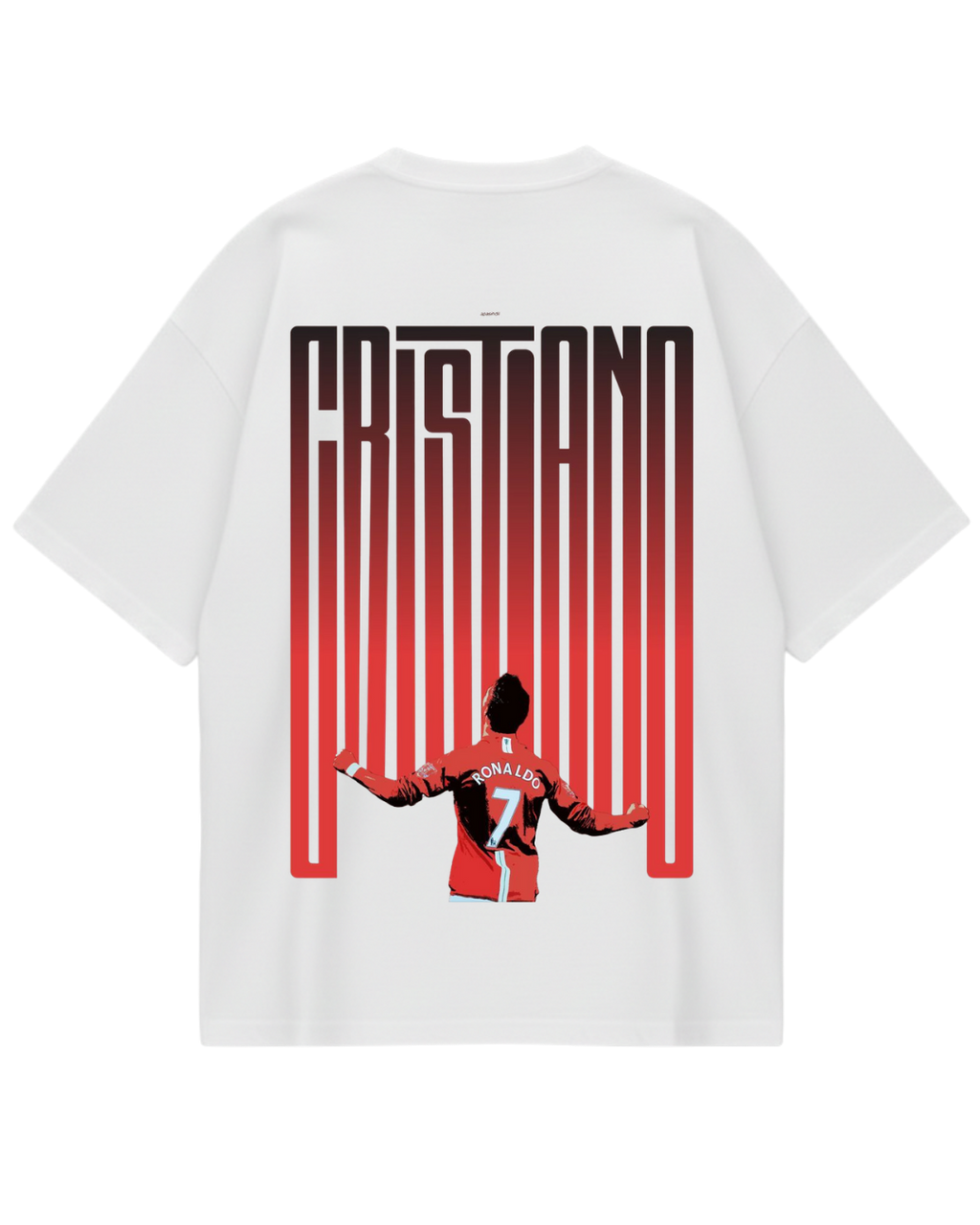Cristiano Ronaldo White Oversized Tee