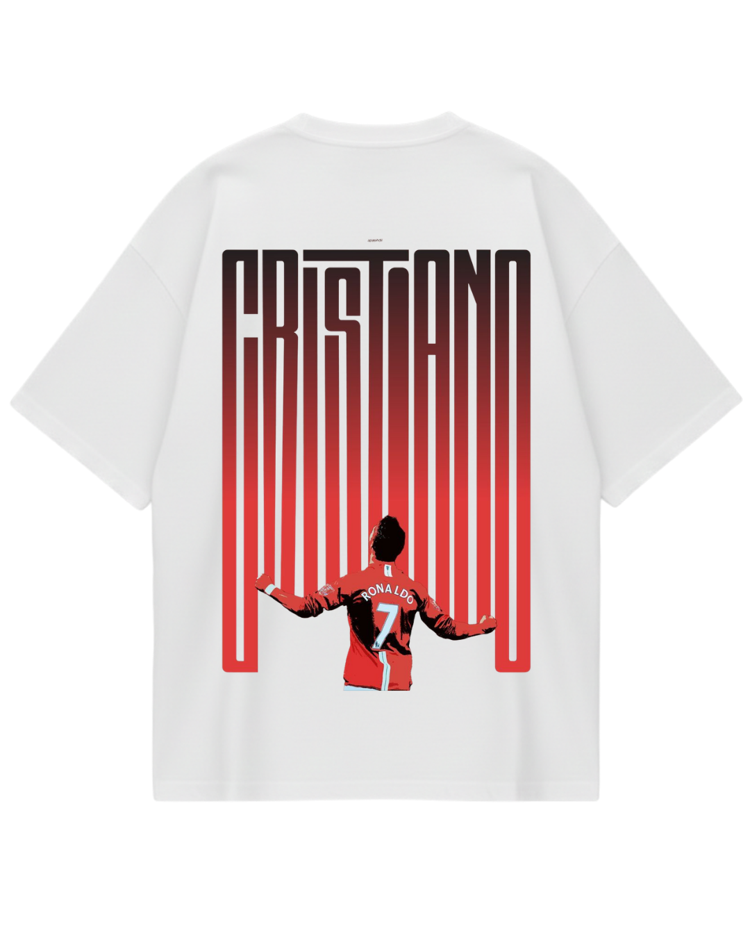 Cristiano Ronaldo White Oversized Tee