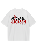 Michael Jackson White Oversized Tee