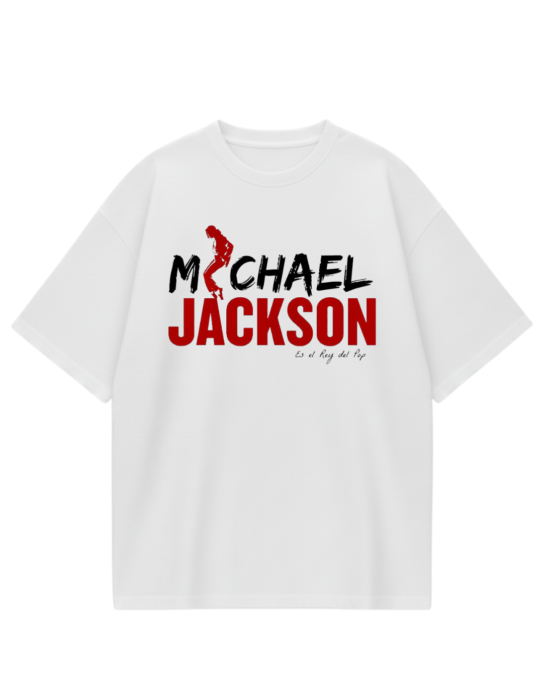Michael Jackson White Oversized Tee