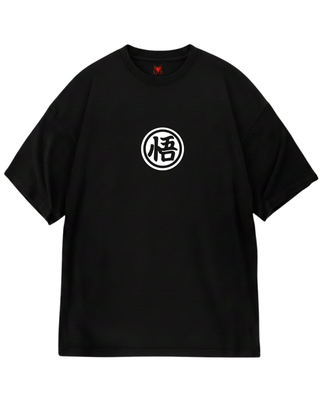 Black Goku White Oversized Tee