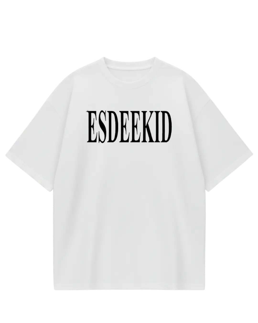 EsDeekid White Oversized Tee