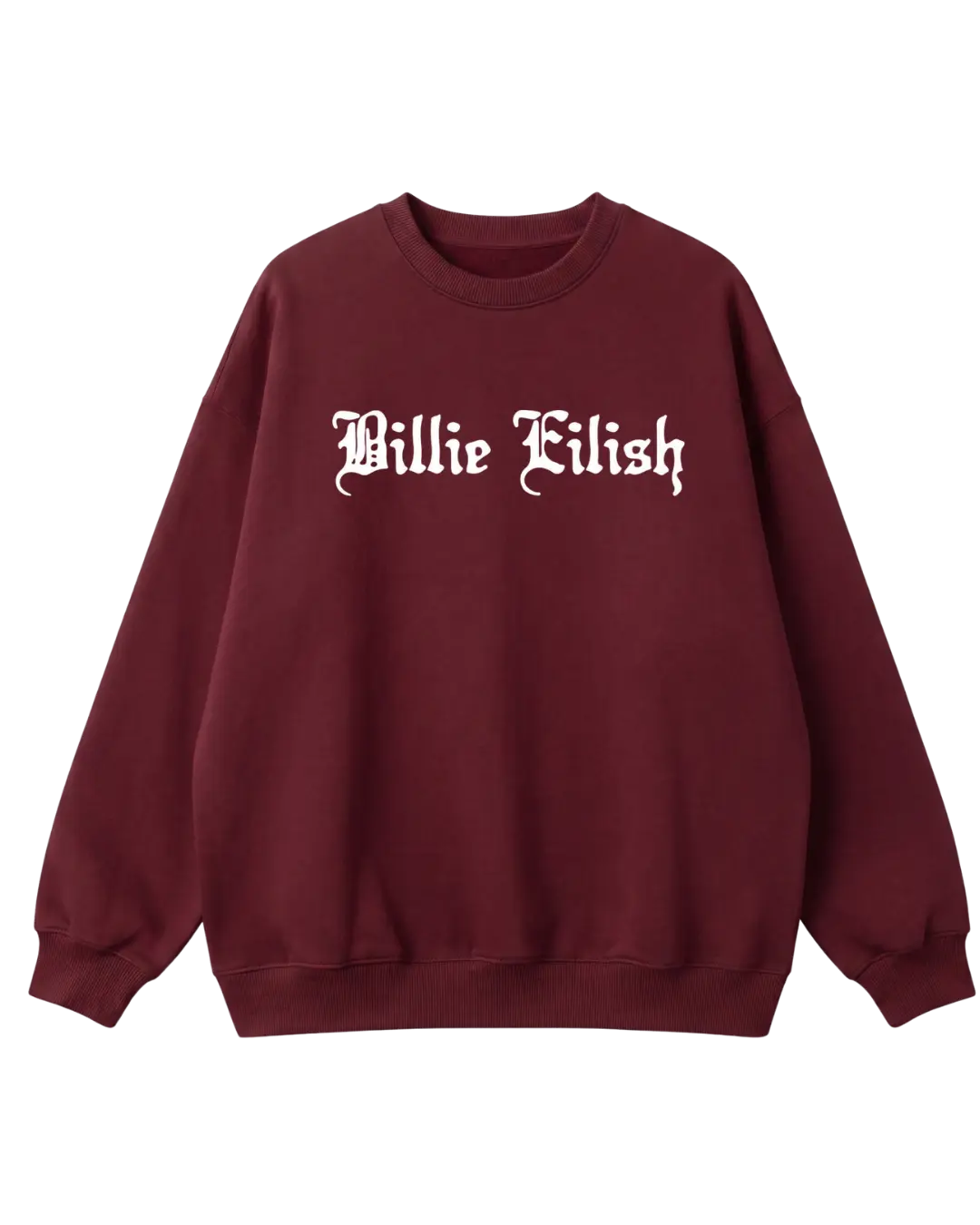 Billie Eilish Maroon Sweatshirt