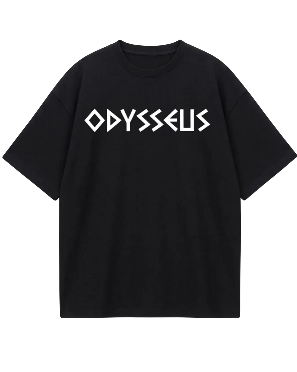 The Odyssey Black Poster Oversized Tee