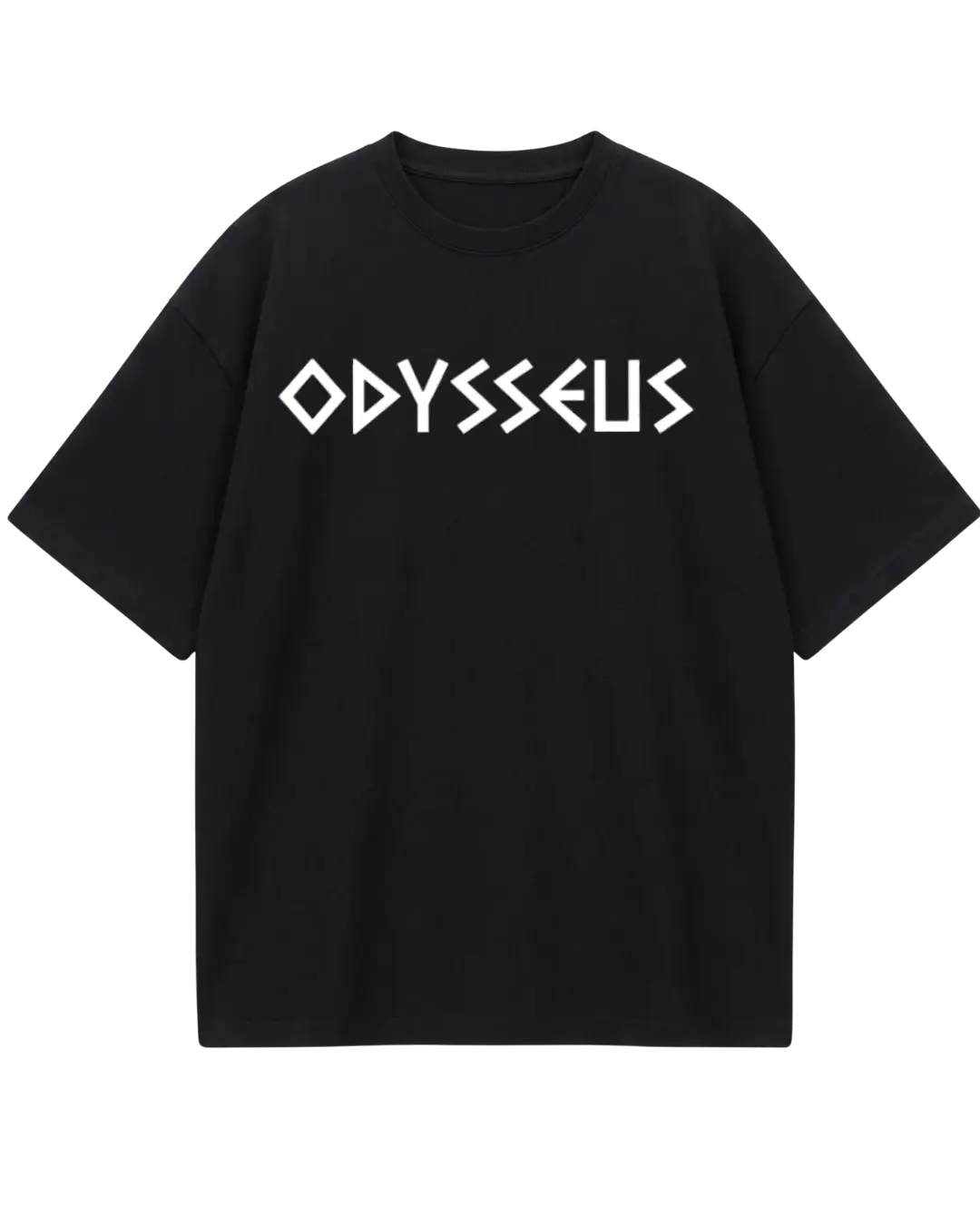 The Odyssey Black Poster Oversized Tee