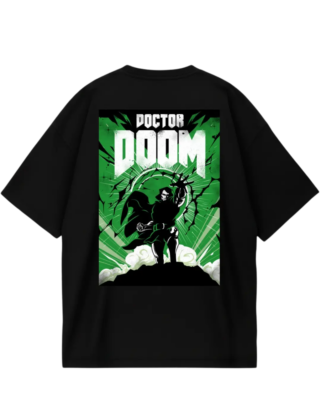 Dr Doom Black Oversized Tee