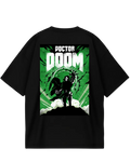 Dr Doom Black Oversized Tee