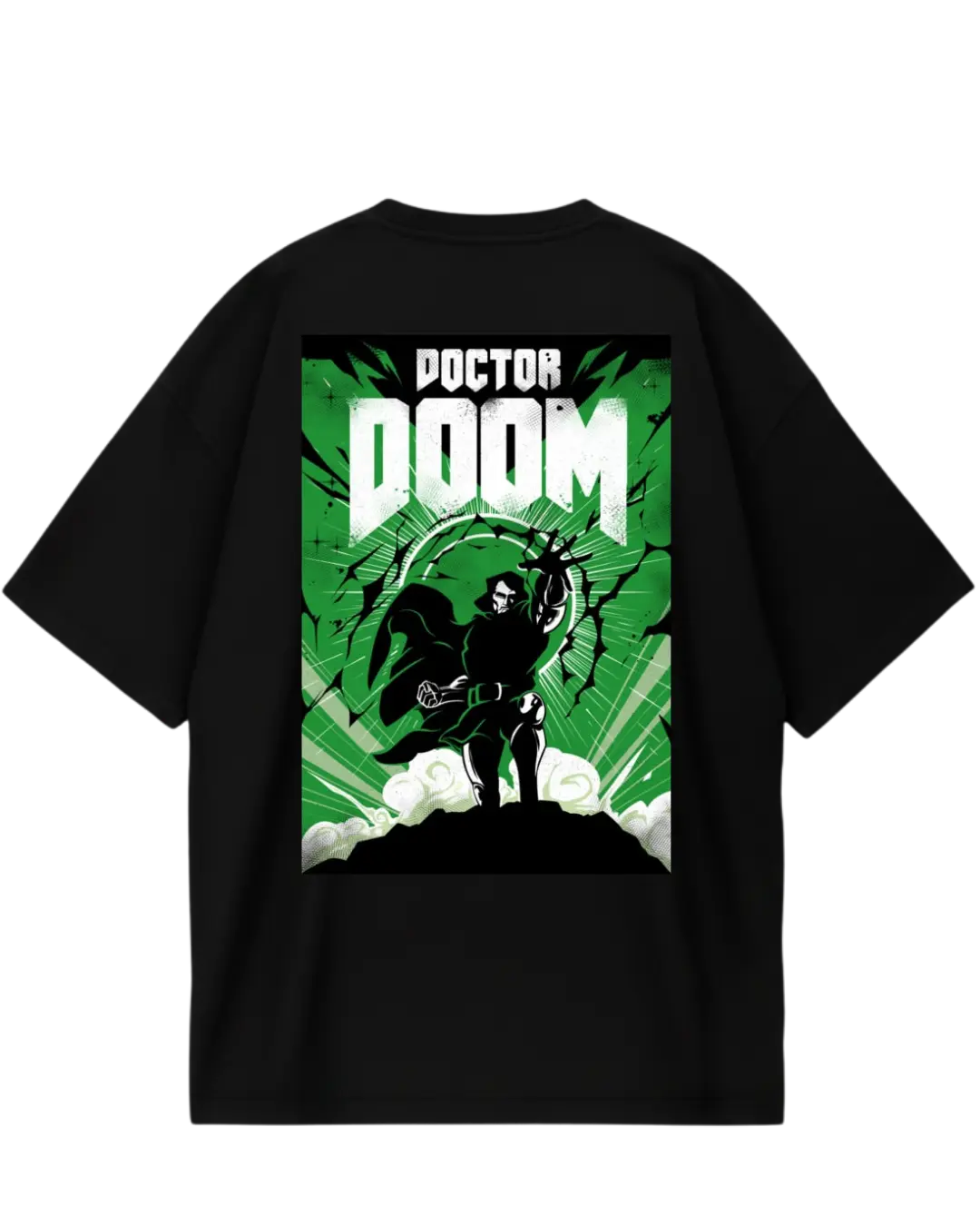 Dr Doom Black Oversized Tee