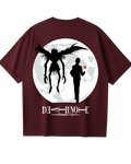 Death Note Maroon Oversized Tee