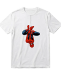 Spider Man White Hang Half Sleeves