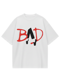 Michael Jackson White Bad Oversized Tee