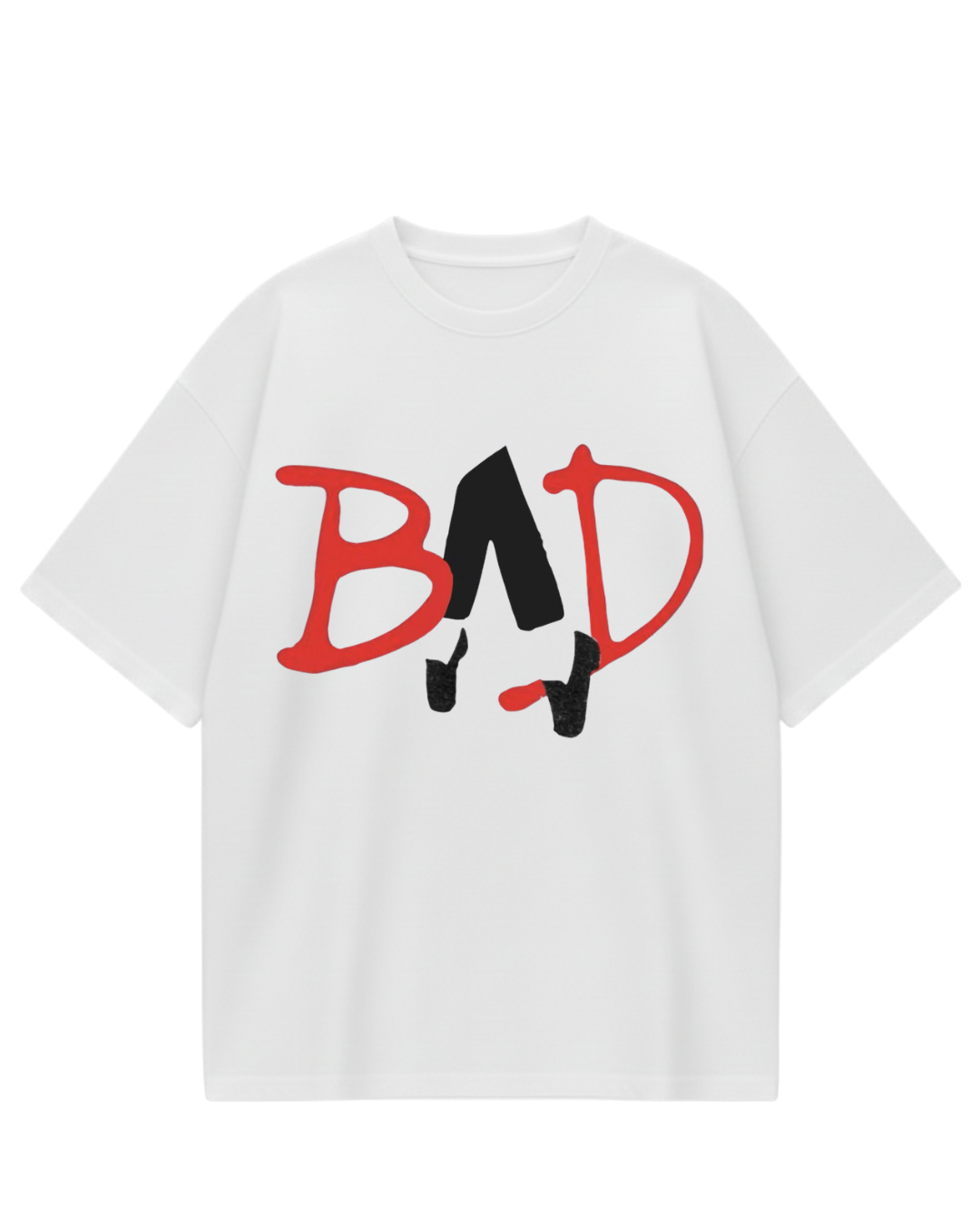 Michael Jackson White Bad Oversized Tee