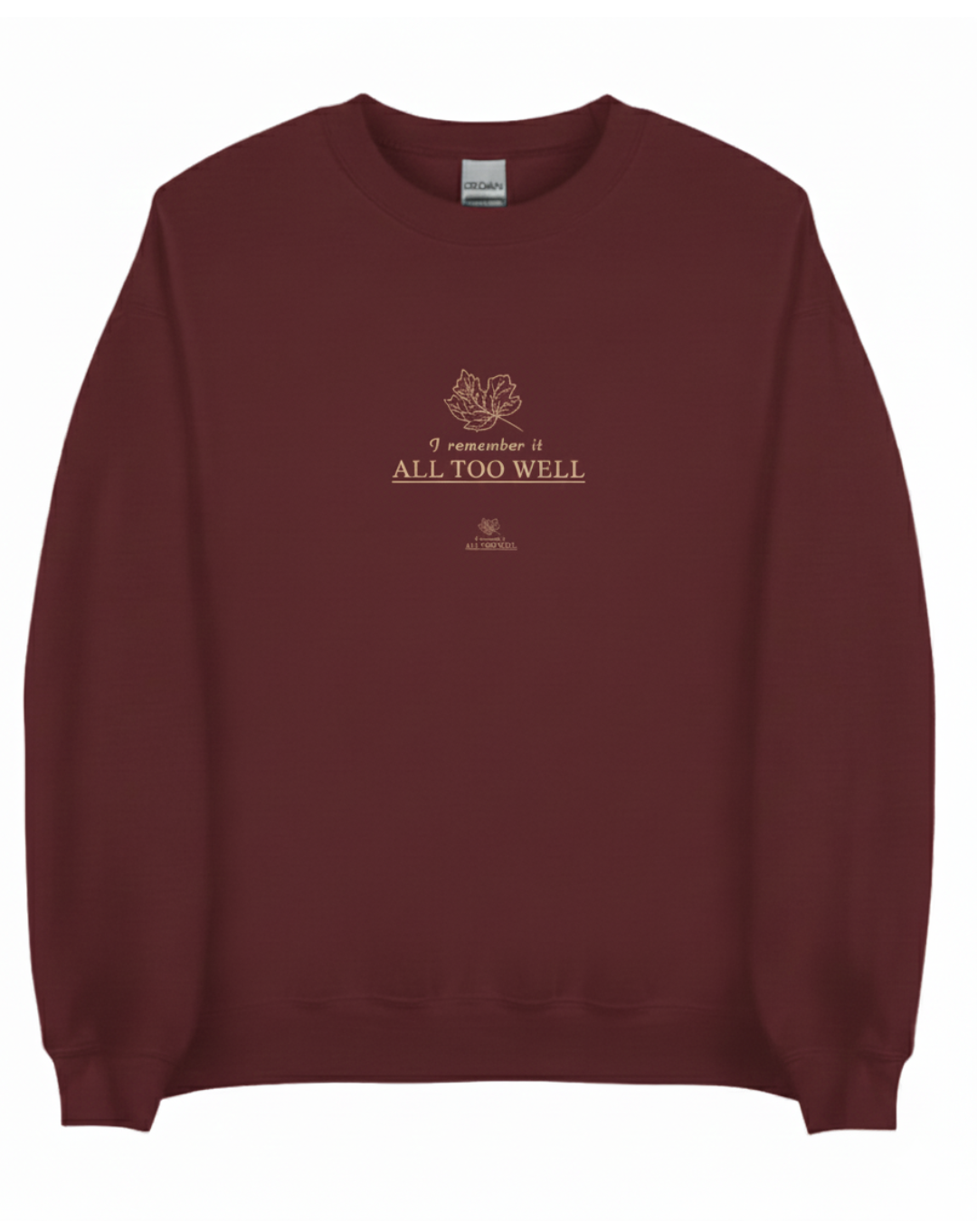Taylor Swift All Too Well Maroon Sweatshirt