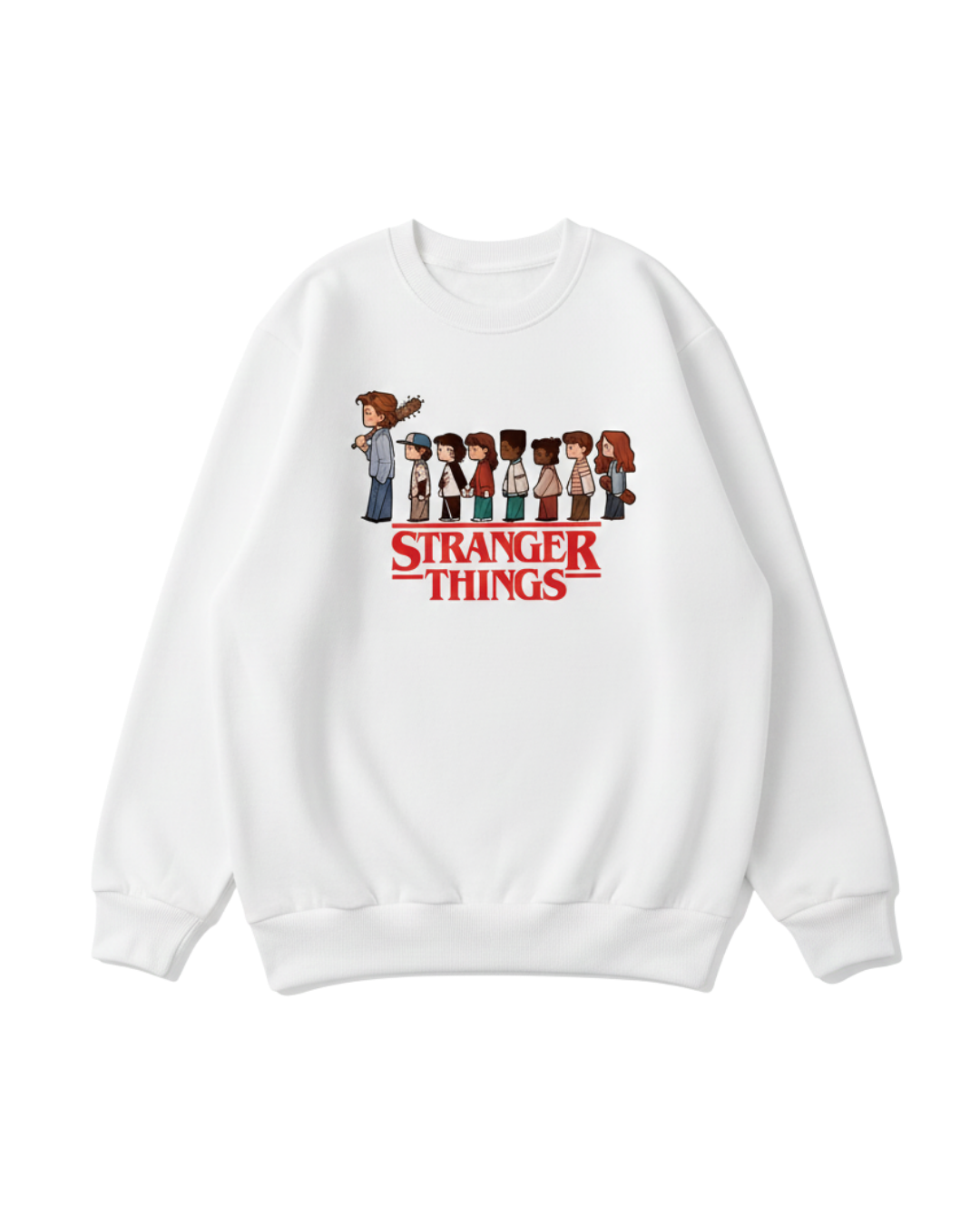 Stranger Things Babysitter White Sweatshirt