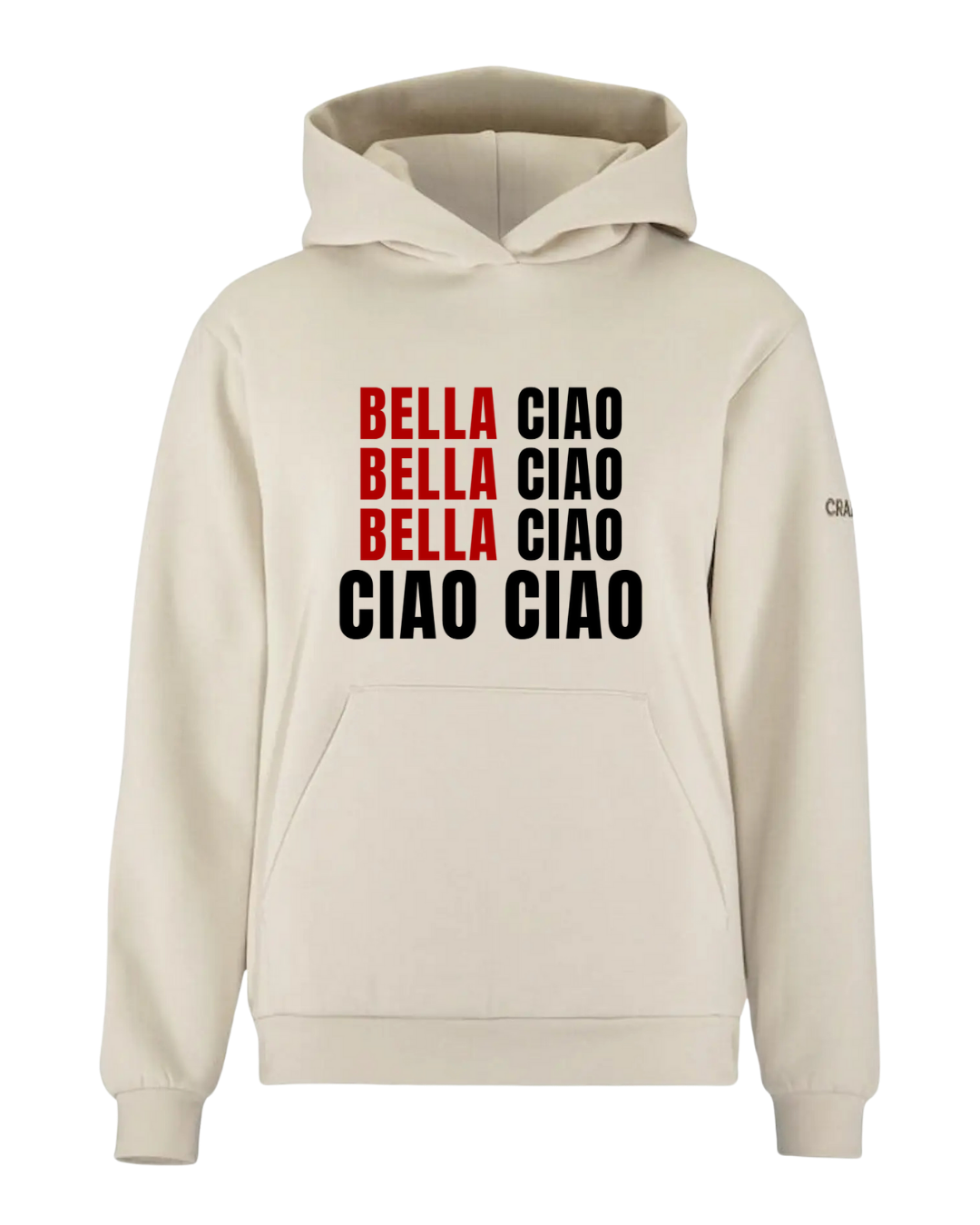 Money Heist Beige Hoodie