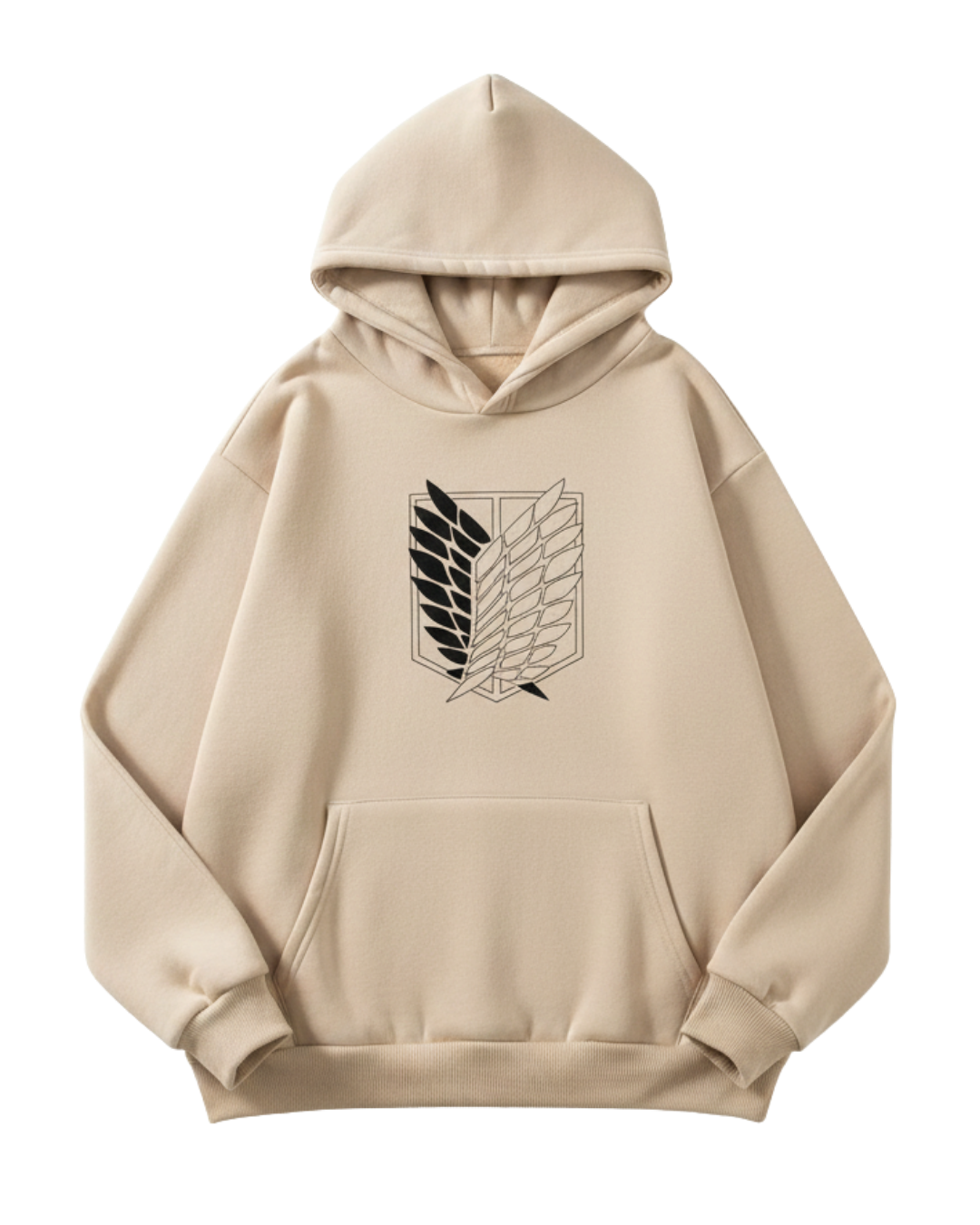 Attack On Titan Beige Hoodie