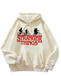 Stranger Things Beige Hoodie