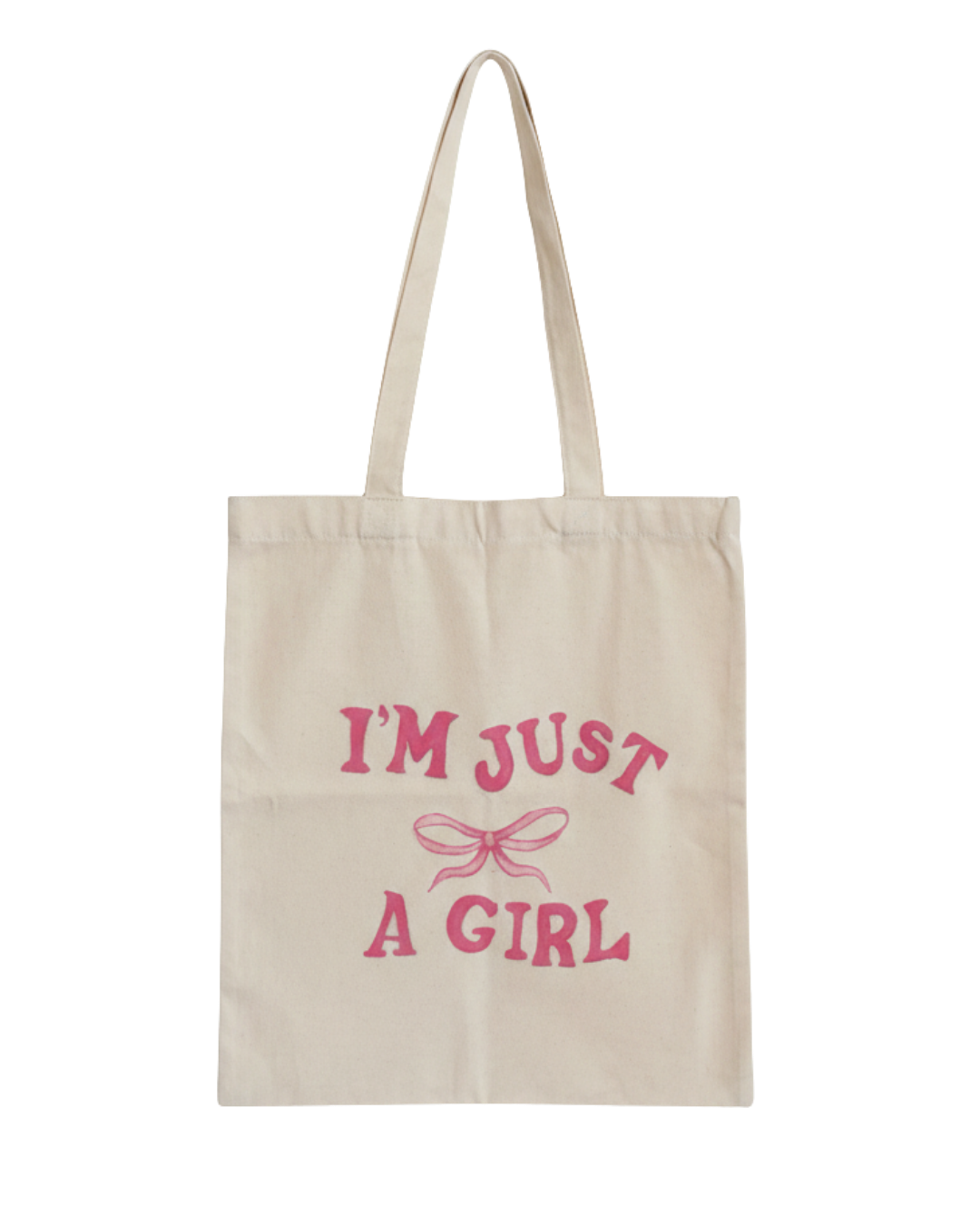Barbie Beige Just a Girl Tote