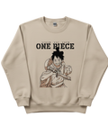 One Piece Beige Sweatshirt