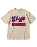 Spider Man Beige Half Sleeves