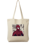Spider Man Beige Tote Bag