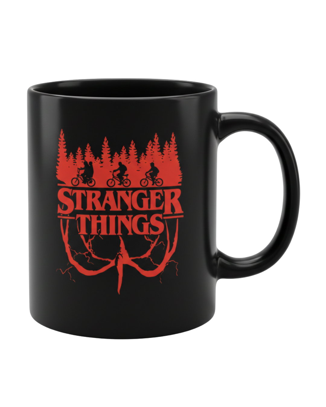 Stranger Things Black Mug