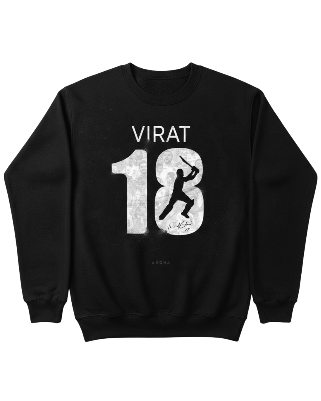 Virat Kohli Black Sweatshirt