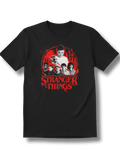 Stranger Things Black Half Sleeves