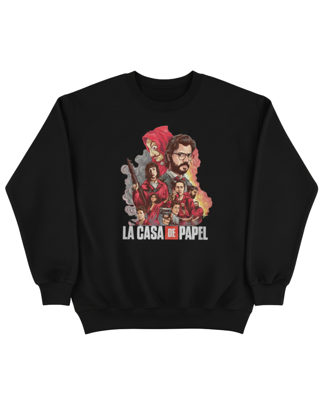 Money Heist Black LACASA Sweatshirt