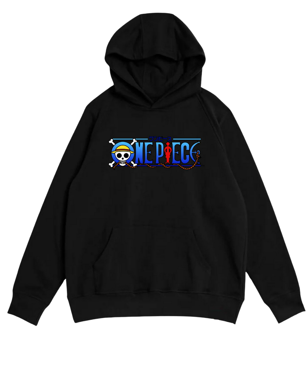 One Piece Black Name Hoodie
