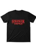 Stranger Things Black Name Only Half Sleeves