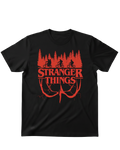 Stranger Things Black Web Half Sleeves
