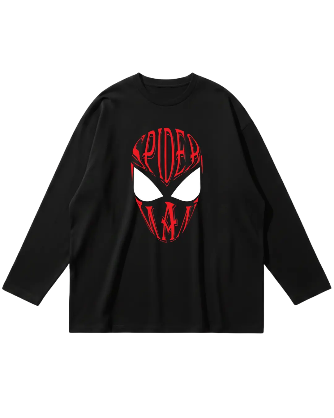Spider Man Black Full Sleeves Tee